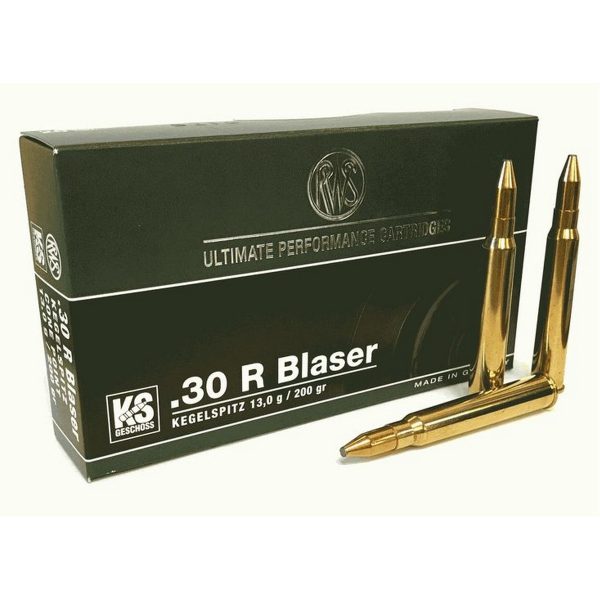 Патрон RWS кал.30R Blaser KS 9,7 гр. -20шт.