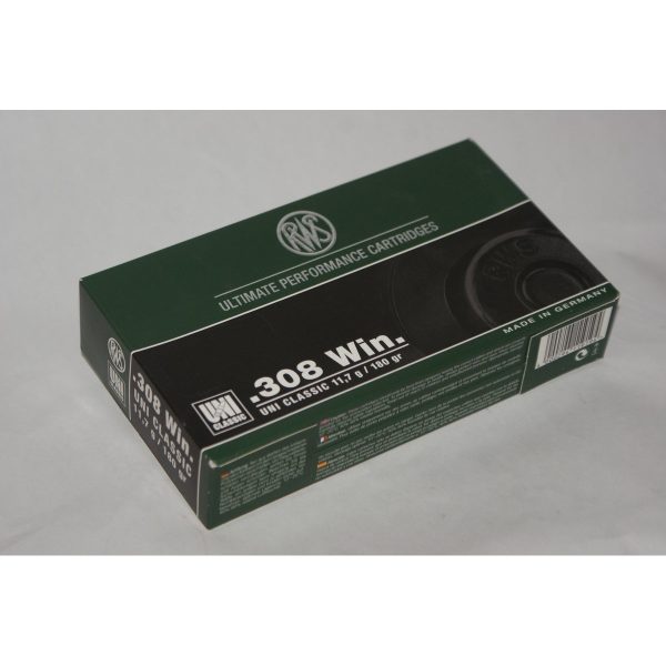 Патрон RWS кал.308Win UNI Classic 11,7g - 20шт.