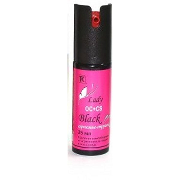 Средство самообороны Леди Black аэрозольно-струйны