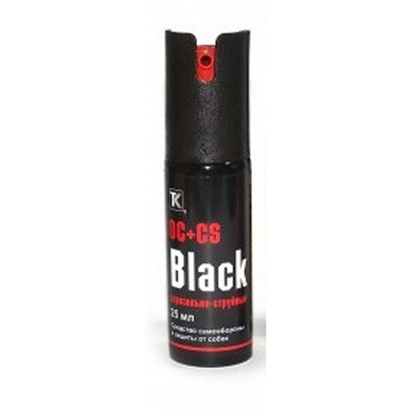 Средство самообороны Black аэрозольно-струйный 25