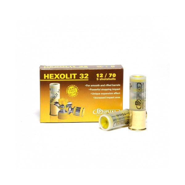 Патрон DDupleks кал.12 пуля Hexolit 32 гр. - 5 шт.