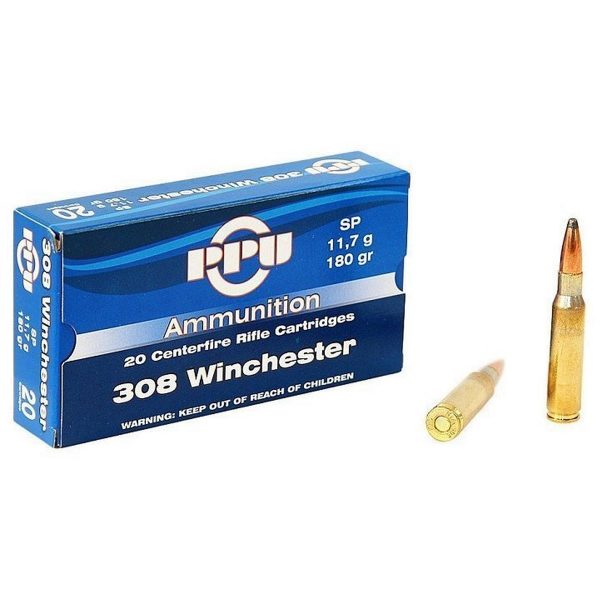 Патрон PPU кал.308Win SP 11,7g - 20 шт.