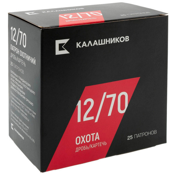 Патрон КК кал.12 №7 32гр. - 25 шт.