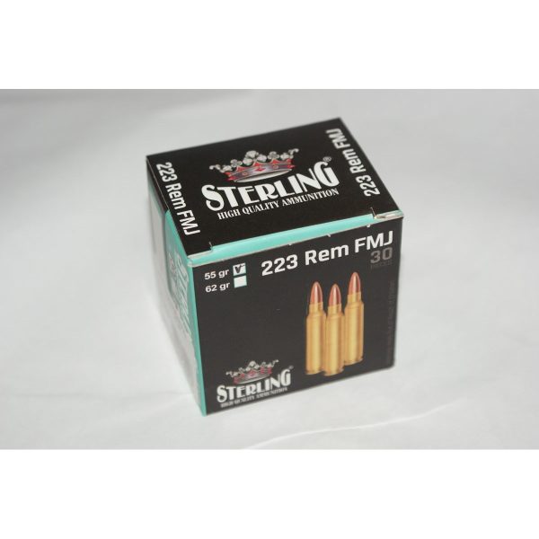Sterling кал.223Rem FMJ 3,56гр. - 30 шт.