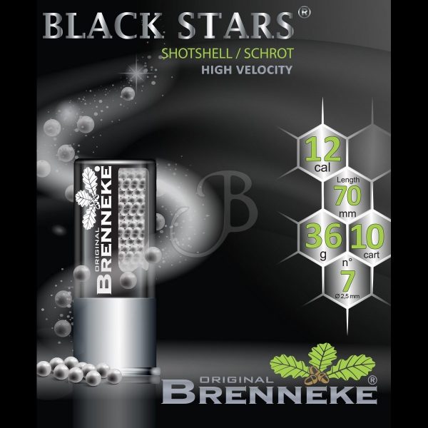 Патрон Brenneke Black Stars кал.12 №6 36гр.-10 шт.