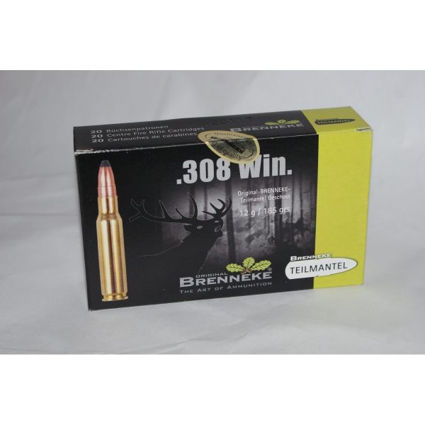 Патрон Brenneke кал.308 Win Basic SP 12гр. - 20шт.