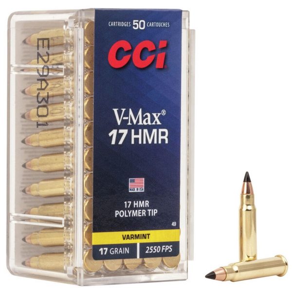 CCI Ammunition .17HMR V-Max Polimer Tip 1,1 -50шт.