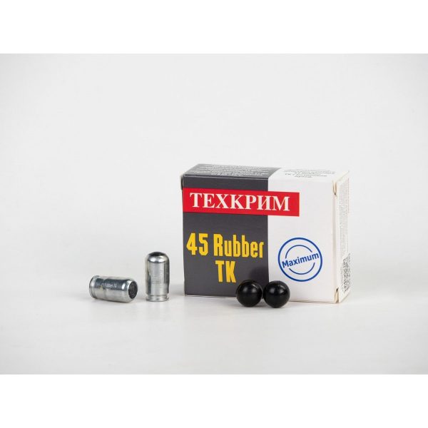 Патрон травмат. кал. 45Rubber ТК Те" max-20шт."