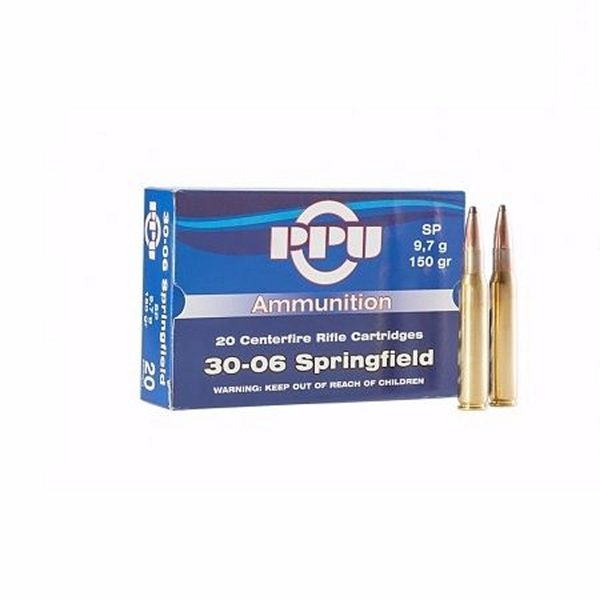 Патрон PPU кал.30-06Spr SP 9,7g - 20 шт.