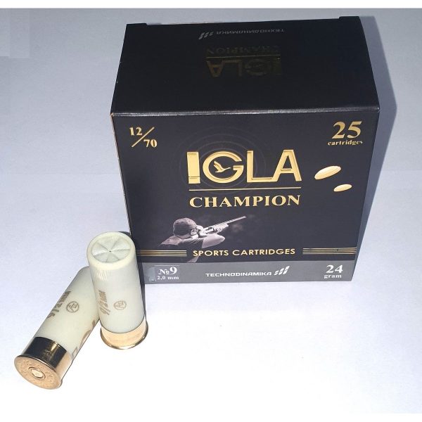 Патрон Техн кал.12 №9 IGLA-CHAMPION 24 гр.-25шт.