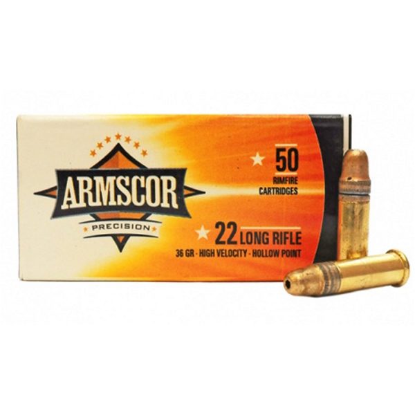 Патрон Armscor кал.22LR HV HP 2,33гр. - 50 шт.