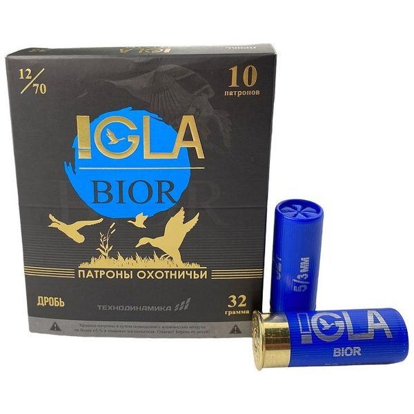 Патрон Техн кал.12 №2 IGLA-BIOR 32 гр.-25шт