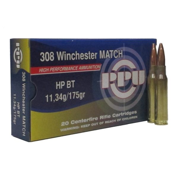 Патрон PPU кал.308Win Match HPBT 11,34g - 20 шт.