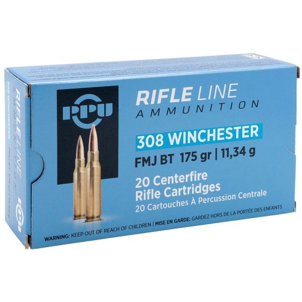 Патрон PPU кал.308Win FMJ BT 11,34g - 20 шт.