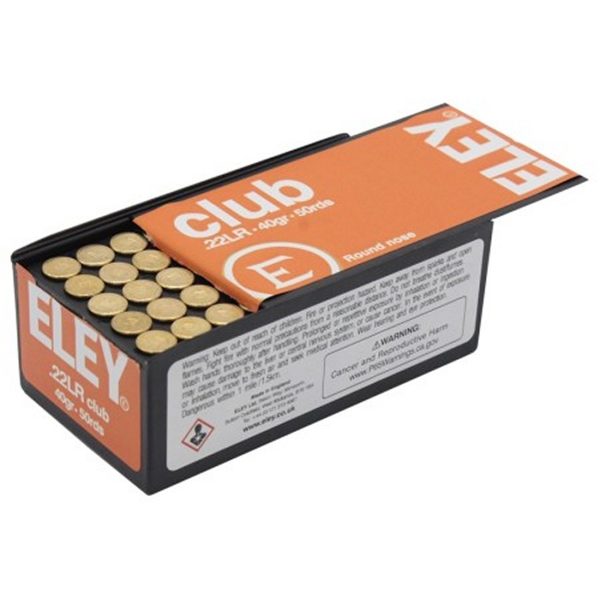 Патрон Eley кал.22 LR Сlub 2,56 гр. - 50 шт.