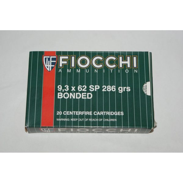 Патрон Fiocchi кал.9,3х62 18,5гр SP Bonded - 20 шт